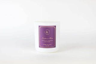 CASHMERE PLUM LUXURY CANDLE - Ivory & Lace