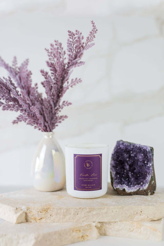 VANILLA LACE  LUXURY CANDLE - Ivory & Lace